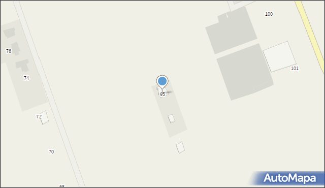 Kulice, Sieciechowo, 95, mapa Kulice