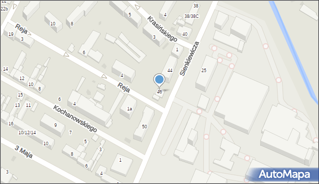 Kutno, Sienkiewicza Henryka, 46, mapa Kutno