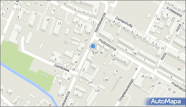 Kutno, Sienkiewicza Henryka, 5, mapa Kutno