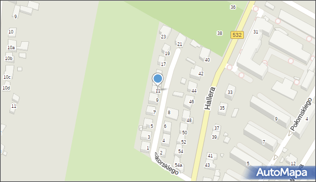 Kwidzyn, Sikorskiego Władysława, gen., 11, mapa Kwidzyn