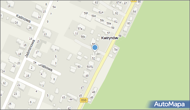 Kwirynów, Sikorskiego Władysława, gen., 53, mapa Kwirynów