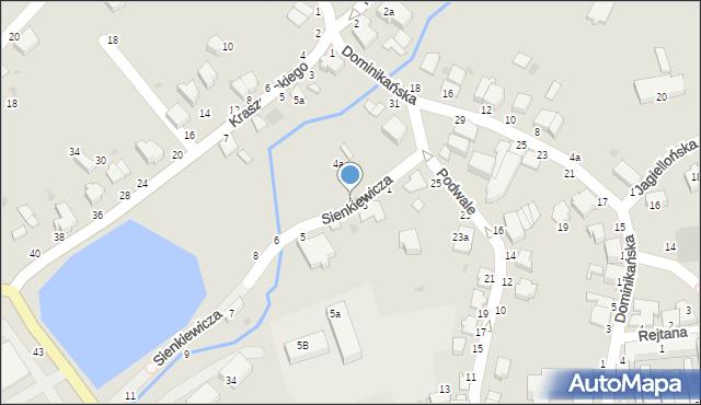 Łańcut, Sienkiewicza Henryka, 4, mapa Łańcut