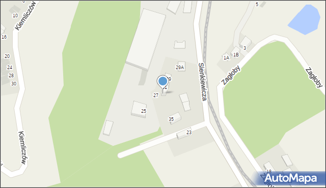 Łapino, Sienkiewicza Henryka, 33, mapa Łapino