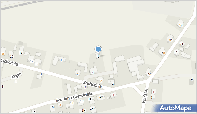 Lasocice, Sikorskiego Władysława, gen., 1, mapa Lasocice