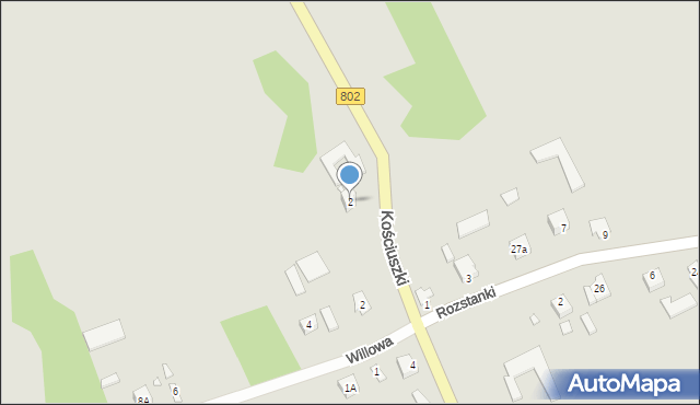 Latowicz, Siedlecka, 2, mapa Latowicz