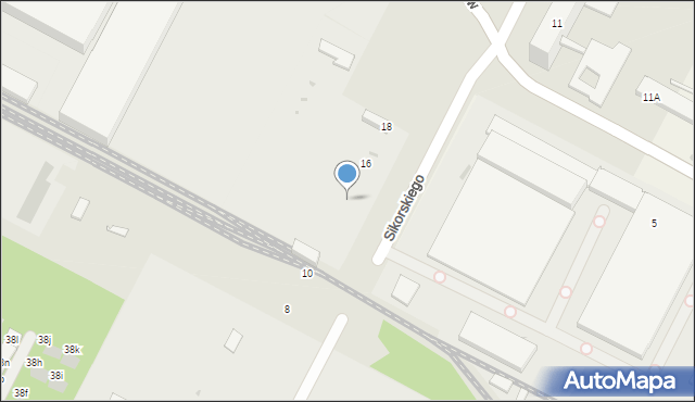 Legionowo, Sikorskiego Władysława, gen., 14, mapa Legionowo