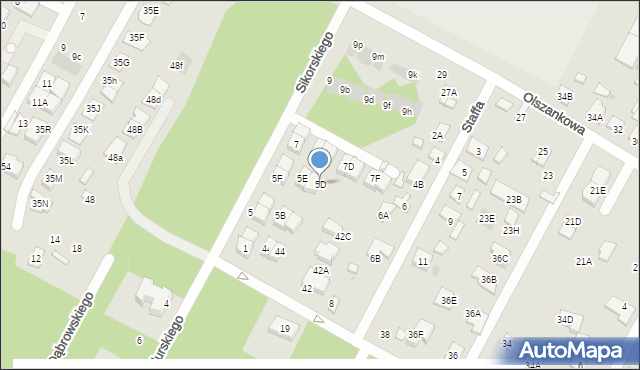 Legionowo, Sikorskiego Władysława, gen., 5D, mapa Legionowo