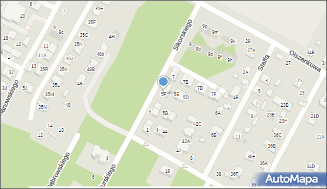 Legionowo, Sikorskiego Władysława, gen., 5F, mapa Legionowo