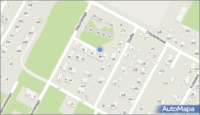 Legionowo, Sikorskiego Władysława, gen., 7F, mapa Legionowo