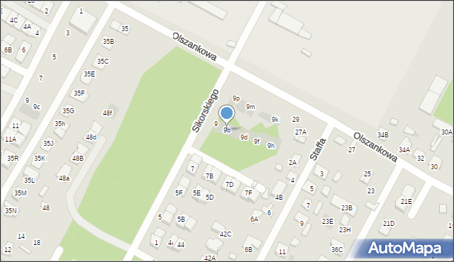 Legionowo, Sikorskiego Władysława, gen., 9b, mapa Legionowo