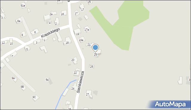 Libiąż, Sienkiewicza Henryka, 23, mapa Libiąż