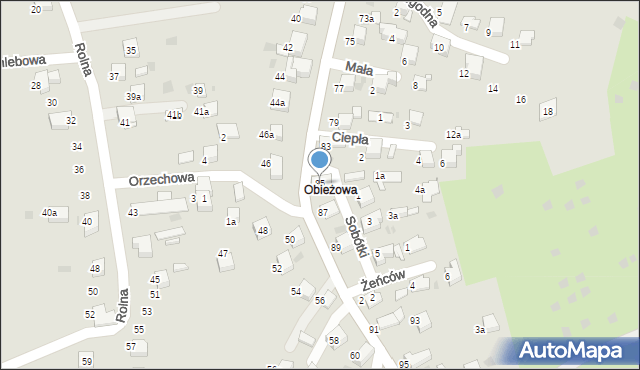 Libiąż, Sikorskiego Władysława, gen., 85, mapa Libiąż