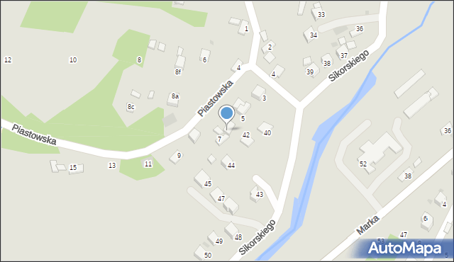 Limanowa, Sikorskiego Władysława, gen., 41, mapa Limanowa