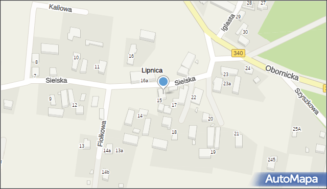 Lipnica, Sielska, 3, mapa Lipnica