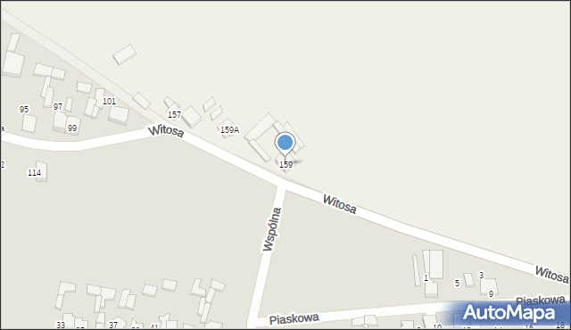 Łobodno, Sienkiewicza Henryka, 159, mapa Łobodno
