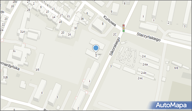 Łowicz, Sikorskiego Władysława, gen., 2, mapa Łowicza