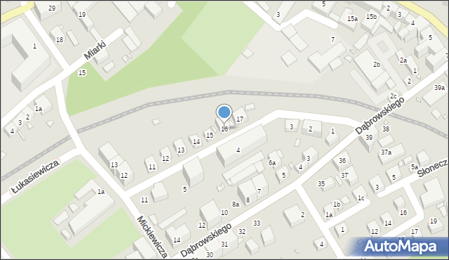 Lubań, Sikorskiego Władysława, gen., 16, mapa Lubań