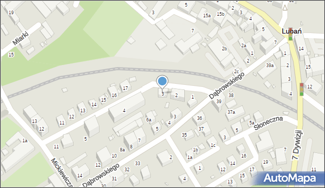 Lubań, Sikorskiego Władysława, gen., 3, mapa Lubań