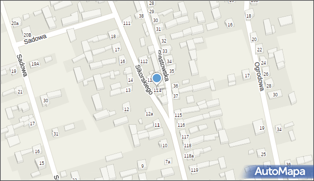 Łubnice, Sikorskiego Władysława, gen., 114, mapa Łubnice