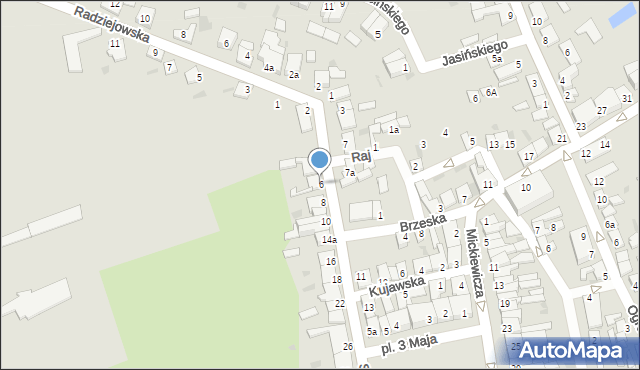 Lubraniec, Sienkiewicza Henryka, 6, mapa Lubraniec