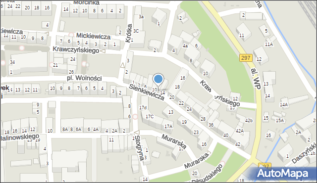Lwówek Śląski, Sienkiewicza Henryka, 12, mapa Lwówek Śląski