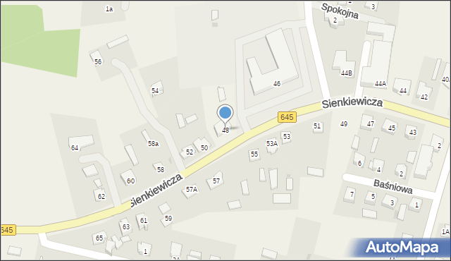 Łyse, Sienkiewicza Henryka, 48, mapa Łyse