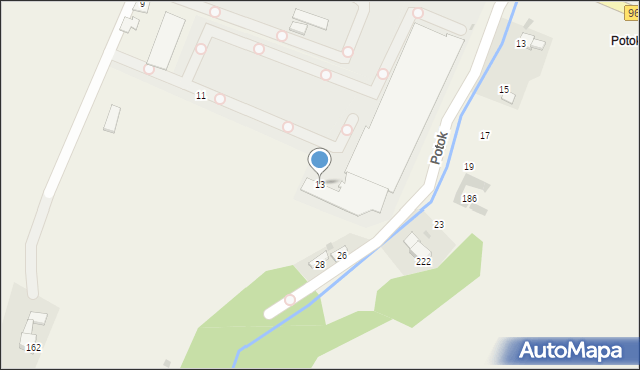 Maniowy, Siudy Antoniego, ks., 13, mapa Maniowy