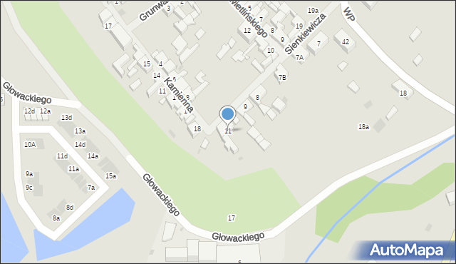 Maszewo, Sienkiewicza Henryka, 11, mapa Maszewo