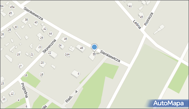 Michałowo, Sienkiewicza Henryka, 50, mapa Michałowo