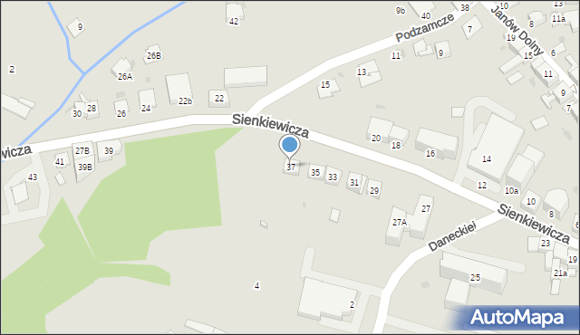 Miechów, Sienkiewicza Henryka, 37, mapa Miechów