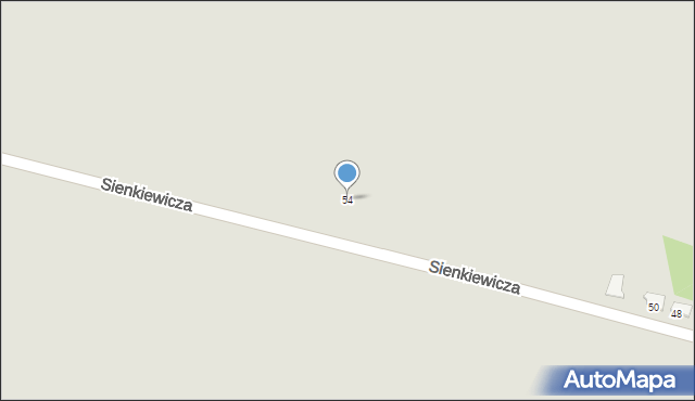 Miechów, Sienkiewicza Henryka, 54, mapa Miechów