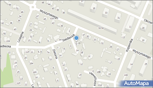Mińsk Mazowiecki, Siedlecka, 1, mapa Mińsk Mazowiecki