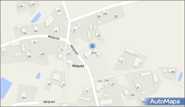 Mojusz, Sianowska, 10, mapa Mojusz