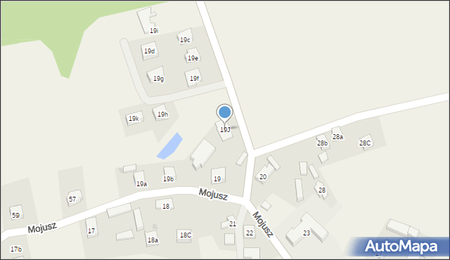 Mojusz, Sianowska, 19, mapa Mojusz