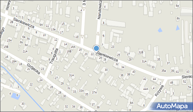 Mszczonów, Sienkiewicza Henryka, 24, mapa Mszczonów
