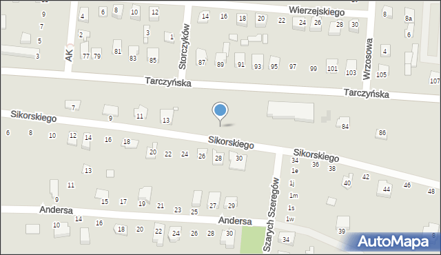 Mszczonów, Sikorskiego Władysława, gen., 17, mapa Mszczonów