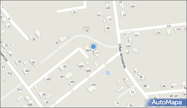 Mysłowice, Sienkiewicza Henryka, 46n, mapa Mysłowice