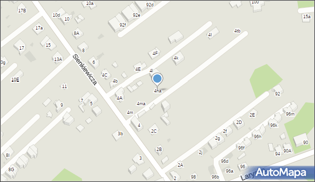 Mysłowice, Sienkiewicza Henryka, 4na, mapa Mysłowice