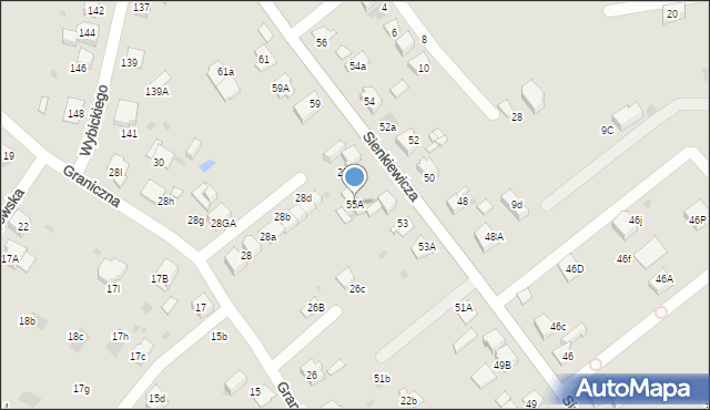 Mysłowice, Sienkiewicza Henryka, 57, mapa Mysłowice