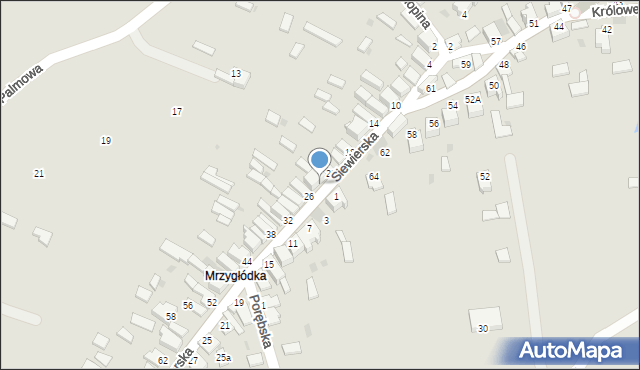 Myszków, Siewierska, 24, mapa Myszków