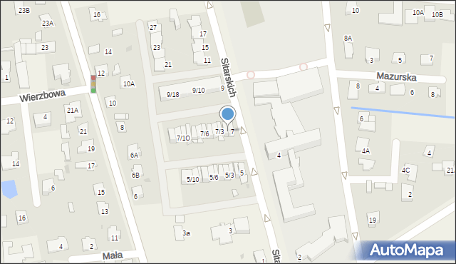 Nadarzyn, Sitarskich, 7/1, mapa Nadarzyn