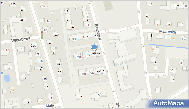 Nadarzyn, Sitarskich, 7/3, mapa Nadarzyn