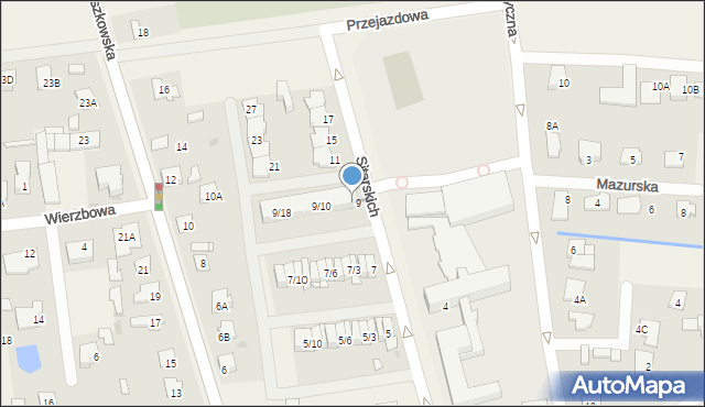 Nadarzyn, Sitarskich, 9/2, mapa Nadarzyn