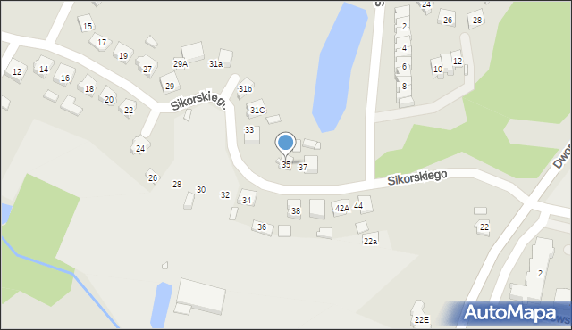 Nekla, Sikorskiego Władysława, gen., 35, mapa Nekla