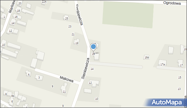 Niedoradz, Sienkiewicza Henryka, 16, mapa Niedoradz