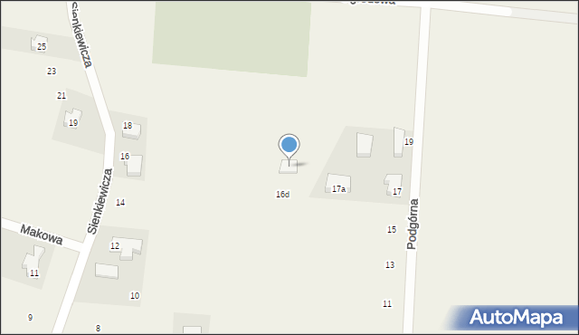 Niedoradz, Sienkiewicza Henryka, 16d, mapa Niedoradz