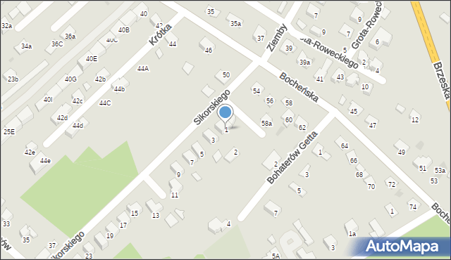 Niepołomice, Sikorskiego Władysława, gen., 1, mapa Niepołomice