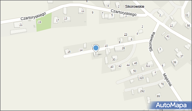 Nowa Góra, Sikorowska, 24, mapa Nowa Góra