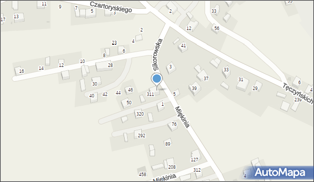 Nowa Góra, Sikorowska, 48, mapa Nowa Góra