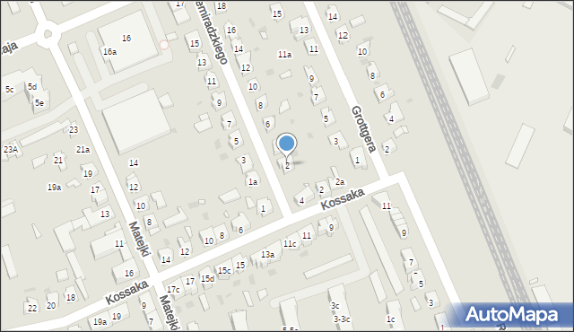 Nowa Sól, Siemiradzkiego, 2, mapa Nowa Sól